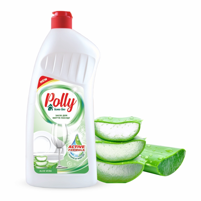 Засіб для миття посуду Polly Aloe vera, 1000мл